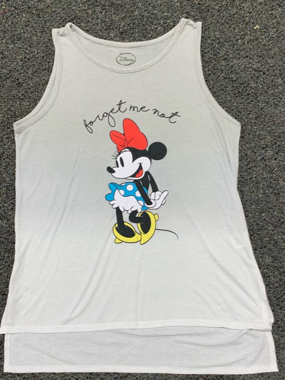 Disney Minnie Mouse womens large tank top shirt